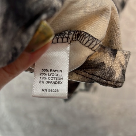 BANANA REPUBLIC LONG SLEEVE CREAM GRAY DRESS M MEDIUM - Picture 14 of 15